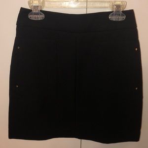 Cute mini black skirt